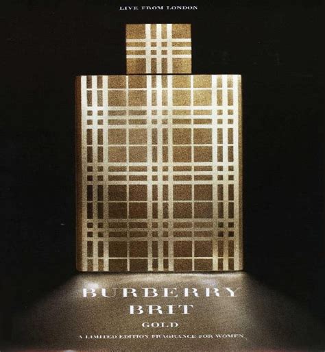 burberry perfume gold bottle.